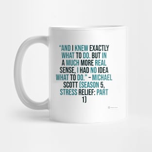 the office funny quote Mug